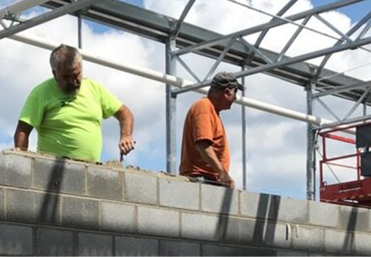Fairlawn team working on a project