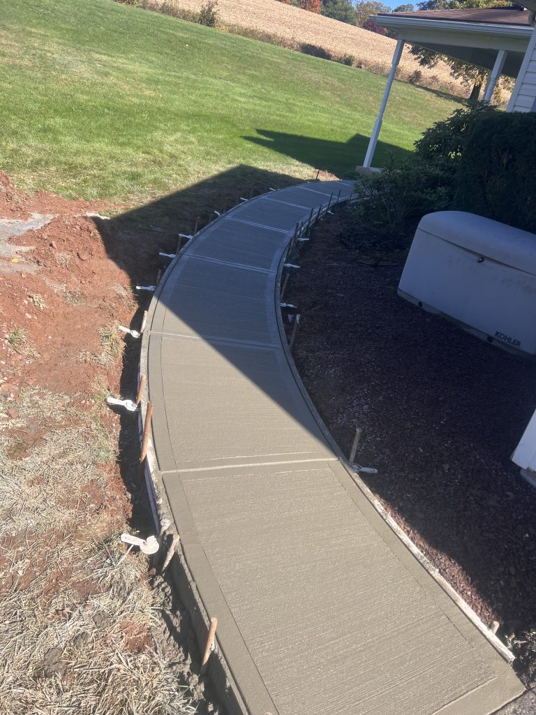 Curbing & Sidewalk project