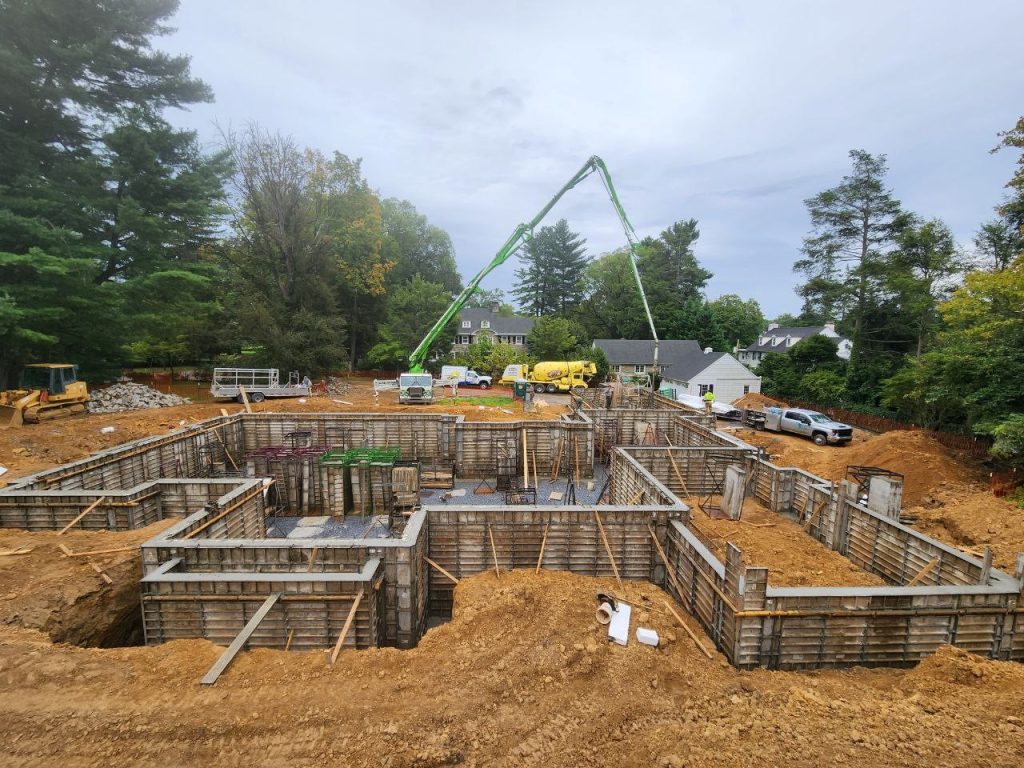 Footers & walls work in progress
