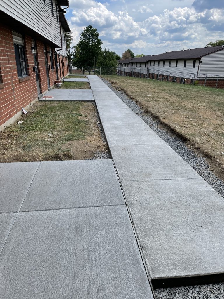 Curbing & Sidewalk project