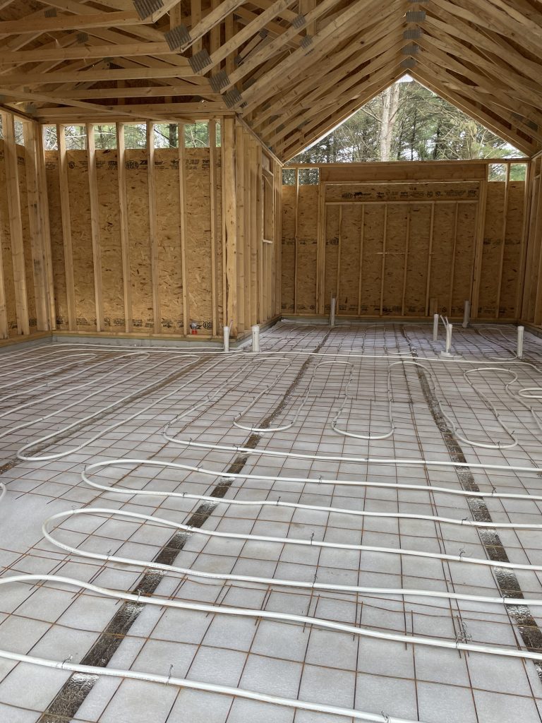 In-floor heating project